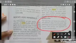 Class VII Social Science   Structure of Earth Types of Rocks  Part 7