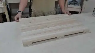 Making a Wooden Floor Mat [ Woodworking / DIY / 목공 ]