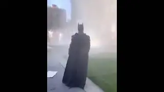 Batman Arrives At The US Capital