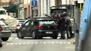 Video Footage Shows Abdeslam Arrest - Raw Video