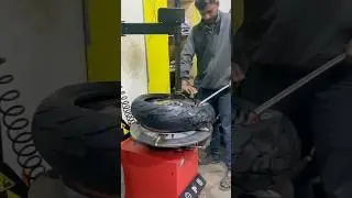 INSTALLED New Tyre APOLLO H1 on My KTM DUKE 390 #shorts #apollo #tyre #shortsfeed #viral