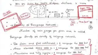 Non Conventional Rainfall Measurement and Rainguage Network : Hydrology Lecture 10