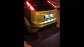 Ford Focus RS exhaust custom, cutback MG Race  76mm.