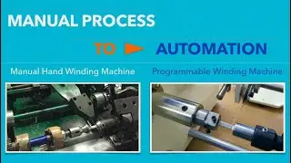 Manual to Automatic Winding Machines of Bi-metal Coil