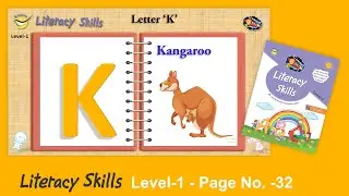 Letter-K | Literacy Skills Level-1 | Page-32 | Learning Booster | Learning Video