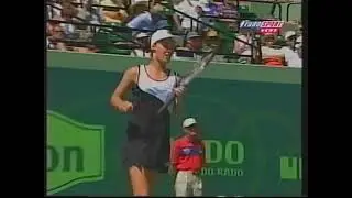 1999 Key Biscayne Quarterfinal Hingis vs Schett