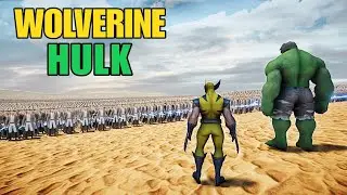Wolverine & Hulk Vs 2 Million Jedi Warriors | Ultimate Epic Battle Simulator 2 | UEBS 2