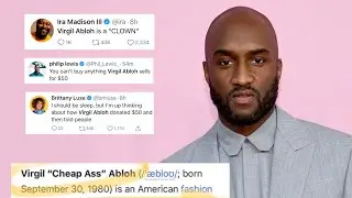 Virgil Abloh Gets Destroyed For Donating ONLY $50 to George Floyd Protesters