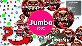 The MOST EPIC AGARIO TRICK - Jumbo SOLO Agario Gameplay