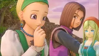 Dragon Quest 11- ELEVEN BRINGS HOME A NEW BLONDE WIFE (cutscenes & dialogues) Marrying Serena