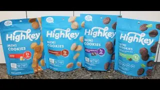 Highkey Mini Cookies: Peanut Butter, Snickerdoodle, Double Chocolate Brownie, Chocolate Mint Review