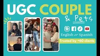 Create Couple and Pet UGC Video Ads for TikTok and Reels 🐶🐾 #ugc #usa #usatrending
