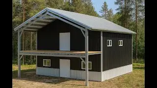Build Your Dream Cabin! Game-Changing 30x30 Gable Roof Two-Story Cabin Kit