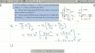 Example: Work and Electric Potential Energy