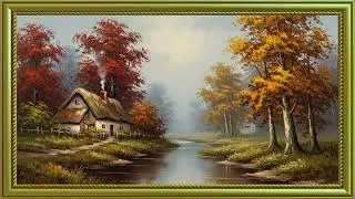 Turn Your TV Into Art 🖼 Cozy Countryside Escape | 2 Hour Framed Gallery Screensaver 4K
