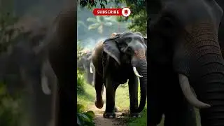 *Elephants Communicate Using Sounds Humans Can&rsquo;t Hear 🤯* #Shorts*