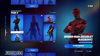 Fortnite C3S1 Battle Pass Bonus Rewards Page 4 Unlocked & Added To My Fortnite Locker/ with gameplay