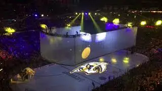 Nashville Predators Game 2 Pregame Intro vs Colorado Avalanche/Brad Paisley National Anthem 04/14/18