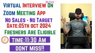 Mega Virtual Interview On Zoom Meeting App