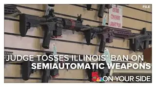 US judge tosses Illinois' ban on semiautomatic weapons, governor pledges swift appeal