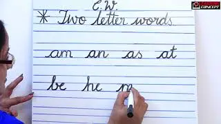 SENIOR.K.G. | ENGLISH - TWO LETTER WORDS | E Learning Concept