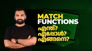 Learn How to use MATCH Function in 5 Minutes || Excel Malayalam