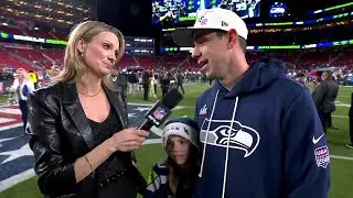Klint Kubiak praises Sam Darnold after winning Super Bowl LX