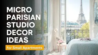 Micro Parisian Style Decor Ideas for Small Apartments - Timeless French Decoration for Compact Space