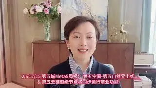 2025/12/15 第五城 Meta5 创始人谢总视频周报: