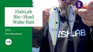 NEW - FishLab Bio-Shad Wake Bait | Top Water Action