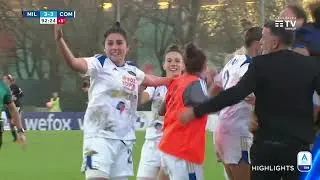 Milan-Como 3-3 | Rizzon all'ultimo respiro acciuffa il pari | Serie A Femminile TIM 2022/23