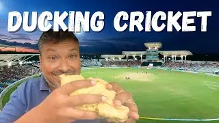 Curry Duck Roti Hopping and  CPL T20 Cricket Match at the Brian Lara Stadium