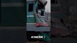 Hit from the front side.  🚦 #accidentnews #derailment #railway