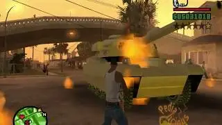 How To Destroy Tank Rhino in GTA San Andreas