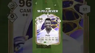 96 Pel&eacute; Review in FC 26, bow down to the king 👑 #shorts #pele #futurestars #fc26 #edsonarantes #goat