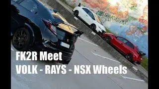 Honda Civic Type R FK2 - Meet ⚪⚫🔴 FK2R CTR Volk NSX Rays Wheels