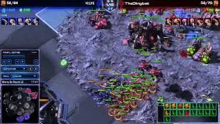 TheDingbat vs ......uhh.....not sure - SC2 Noobs Casting Fools
