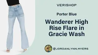 Porter Blue Wanderer High Rise Flare in Gracie Wash Review