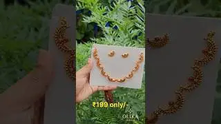 🌸🌸Onam offer limited stock only ₹199#imitationjewellery #affordablejewellery #jewelleryforwomen