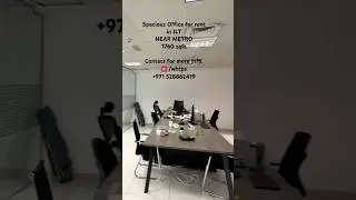 Spacious Office for Rent in JLT | Prime Location Near Metro Station #shorts #office #rent #jlt