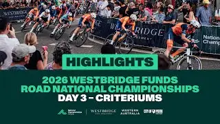 Day 3 Highlights | Criteriums | 2026 Westbridge Funds Road National Championships