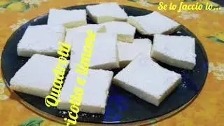 Quadrotti ricotta e limone.