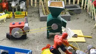 diy tractor making flour mill machine miniature science project | diy tractor | @mini ingenious
