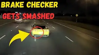BRAKE CHECK ROAD RAGE | Bad Drivers, Car Crash, Bad Lorry Drivers,Accident,Instant Karma