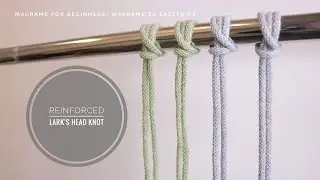 EASY MACRAME KNOT/ LARKS HEAD KNOT ALTERNATIVE MACRAME TUTORIAL