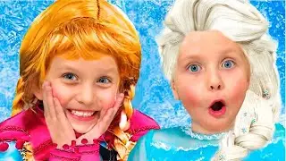 Alice and toys for girls or Child and magic glasses