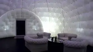 aiRdome LED Beleuchtungssystem Demo innen