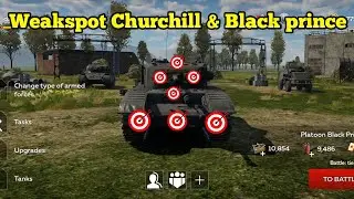 weakspot Black Prince dan Churchill Series/ war thunder mobile Indonesia