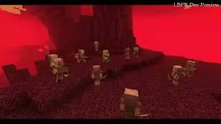 LB Photo Realism Reload dev preview - Piglin Animations. Minecraft resource pack 1.19