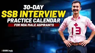 30 Day SSB Interview Practice Calendar For NDA Male Aspirants